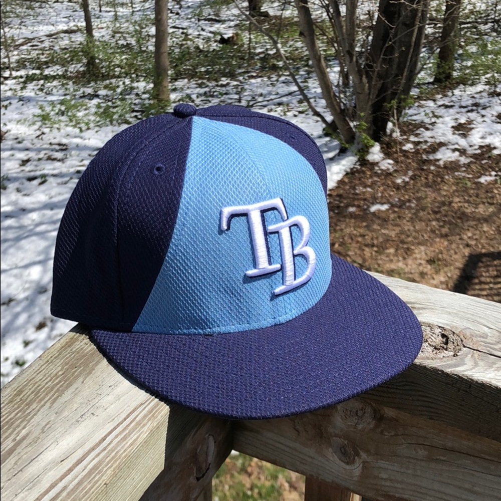 New Era Tampa Bay Rays Hat Size 7 1/8 59Fifty MLB